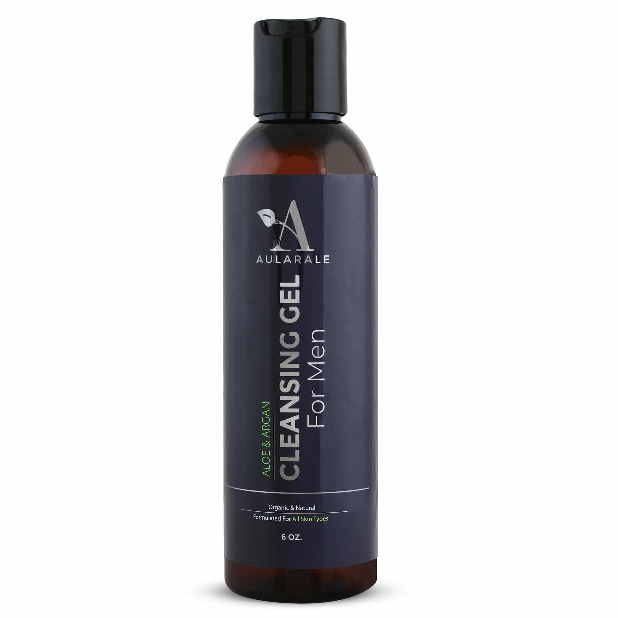 MEN’S ARGAN & ALOE FACIAL CLEANSING GEL / 6 OZ.