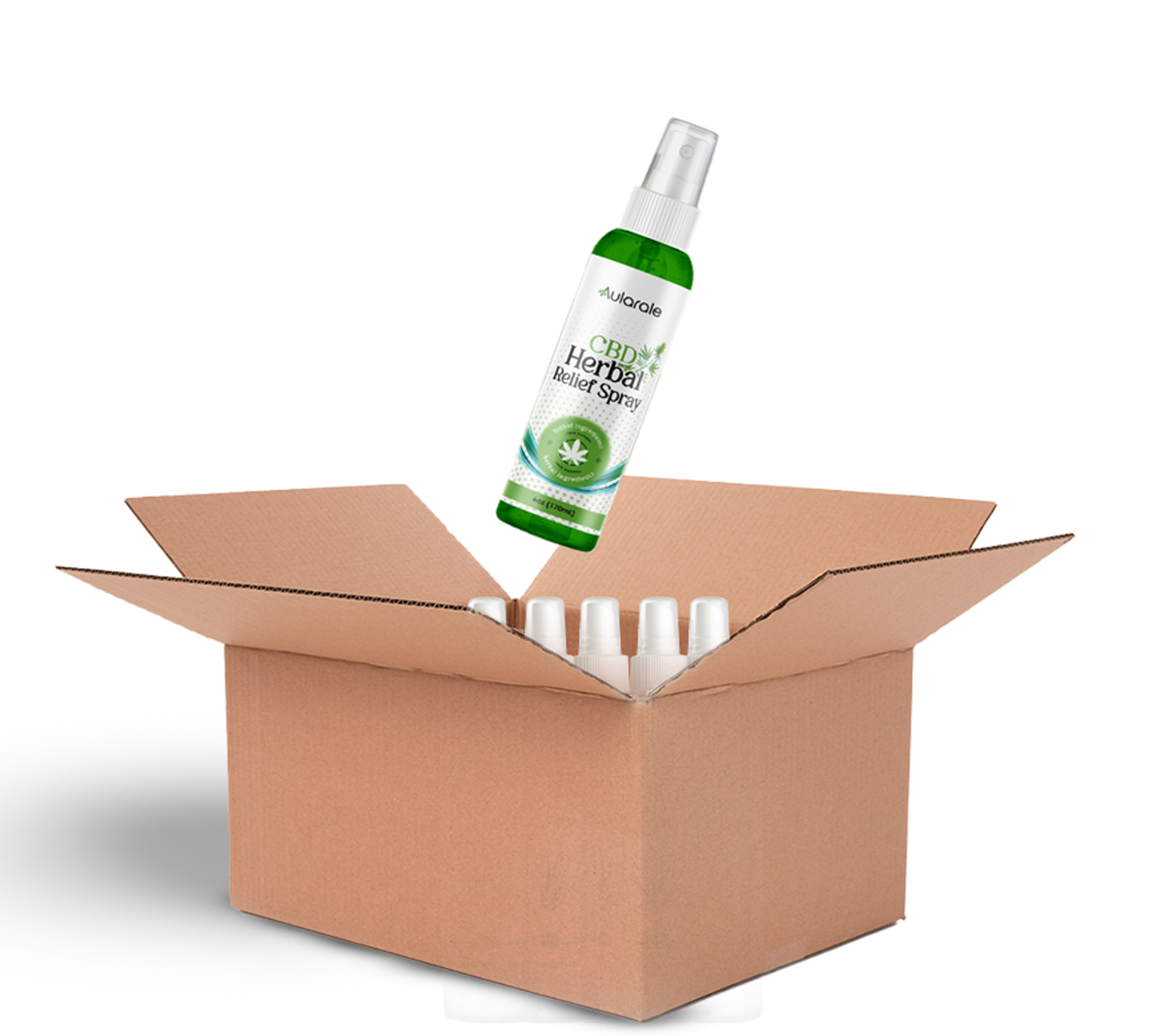 3 cases (36) bottles of CBD Herbal Relief Spray