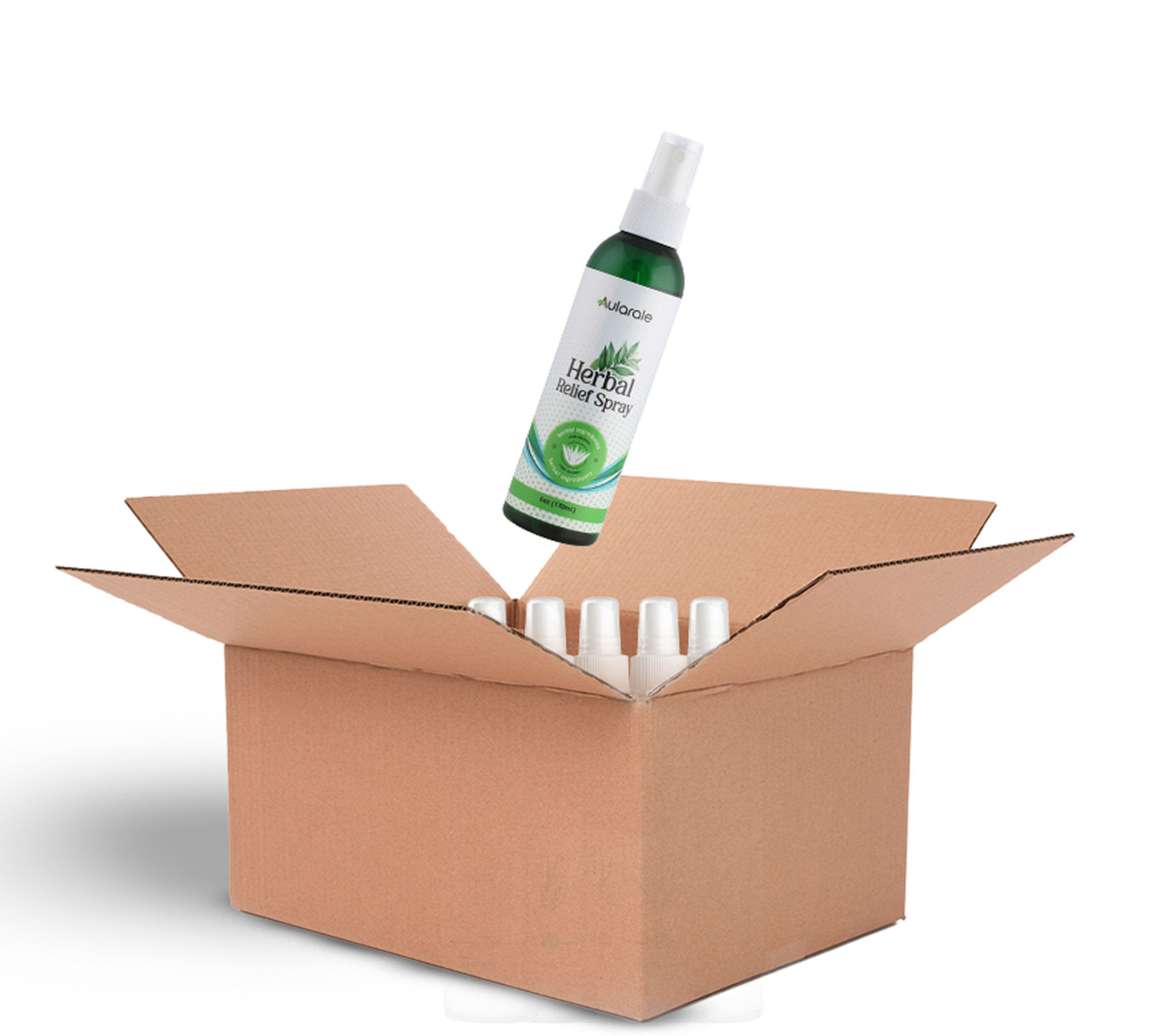 8 cases (96) bottles of Herbal Relief Spray)